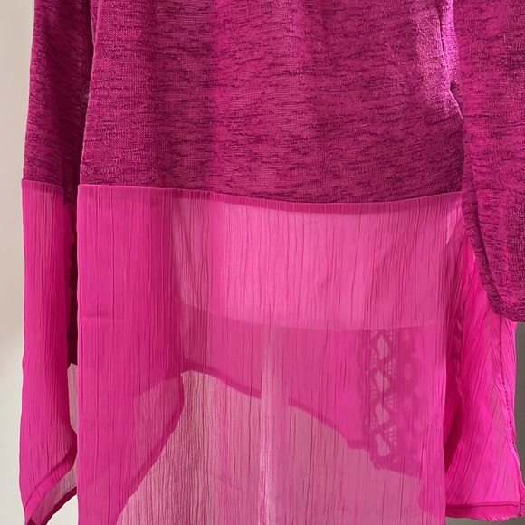 Magenta Cardigan with beautiful back detail - Picture 4 of 8
